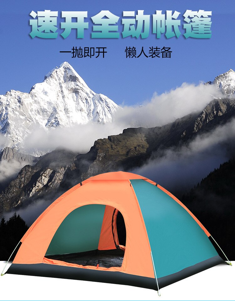 Cheap Goat Tents Automatic Tent 3 4 Person Camping Tent,Easy quick opening Instant Setup Protable Backpacking for Sun Shelter,Travelling,Hiking Tents 